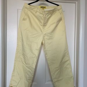Men’s Yellow Chino Pants.